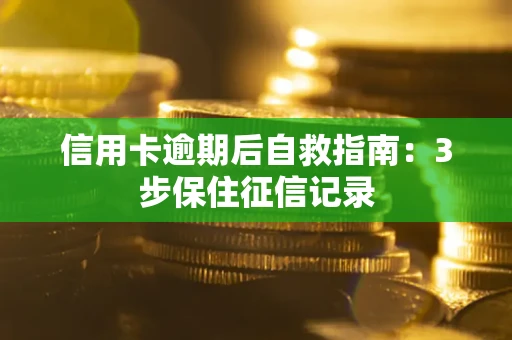 济南信用卡逾期后自救指南：3步保住征信记录
